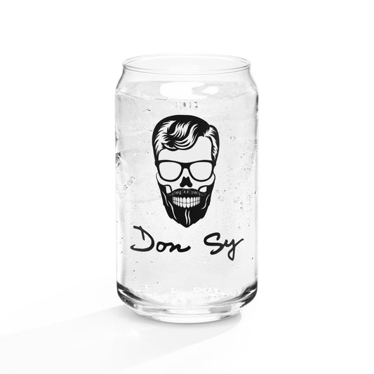 Don Sy Logo Can-shaped glass